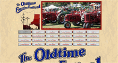Desktop Screenshot of oldtimefarmingfestival.org