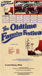 Mobile Screenshot of oldtimefarmingfestival.org